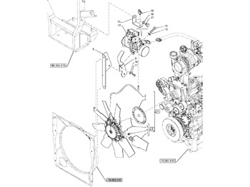 Dzesēšanas sistēma NEW HOLLAND