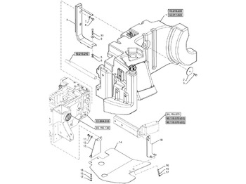 Degvielas tvertne NEW HOLLAND