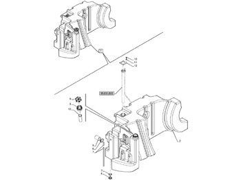 Degvielas tvertne NEW HOLLAND