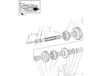 Pārnesumkārba un rezerves daļas NEW HOLLAND