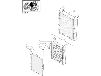 Kondicioniera radiators NEW HOLLAND