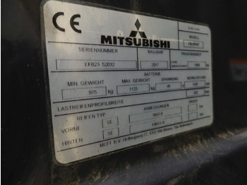 Elektroiekrāvējs Mitsubishi FB18PNT: foto 2