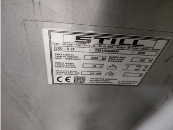 Rokas palešu ratiņi STILL EXU-S24: foto 2