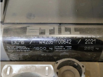 Rokas palešu ratiņi STILL EXU16/LiIon: foto 5