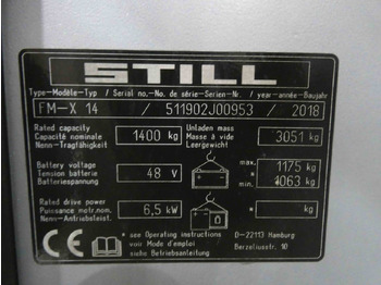 Bīdmasta krautņotājs STILL FM-X14: foto 2
