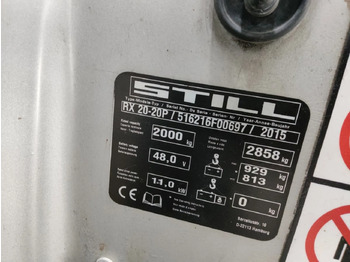 Elektroiekrāvējs STILL RX20-20P: foto 5