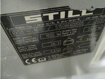 Elektroiekrāvējs STILL RX50-16: foto 2