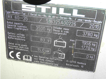 Elektroiekrāvējs STILL RX60-35: foto 2