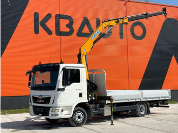 MAN TGL 8.190 4x2 EFFER 80.2/2S / PLATFORM L=5250 mm līzingu MAN TGL 8.190 4x2 EFFER 80.2/2S / PLATFORM L=5250 mm: foto 1