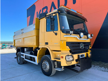 Kravas automašīna pašizgāzējs Mercedes-Benz Actros 1841 4x4 SNOW PLOW EQUIPMENT / UNDERBODY SCRAPER / BOX L=4495 mm: foto 4