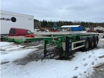 Puspiekabe noņemamā virsbūve/ Konteineru vedējs TURBO'S HOET