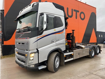 Pacēlājs ar āķi, Kravas auto ar manipulatoru Volvo FH 16 650 6x2 PK 18502 / PALFINGER T 20 ton / RETARDER: foto 2