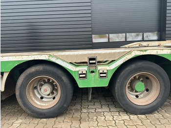 Puspiekabe zema profila platforma HRD AMT 4 achs tieflader / ausziehbar / Radmulde: foto 5