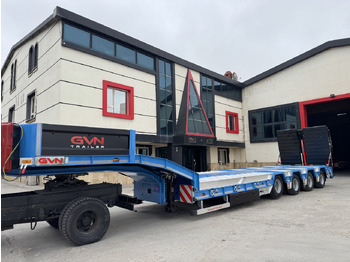 Jaunā Puspiekabe zema profila platforma GVN Trailer 4 AXLE LOWBED WITH WHEEL RECESSES: foto 2