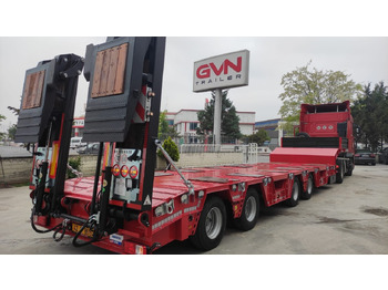 Jaunā Puspiekabe zema profila platforma GVN Trailer 4 AXLE LOWBED WITH WHEEL RECESSES: foto 4