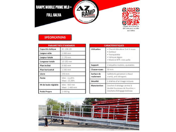 Jaunā Iekraušanas rampa AZ RAMP-PRIME PRIME WLO + 12 FULL GALVA Mobil Loading Ramp: foto 2