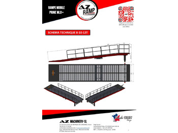 Jaunā Iekraušanas rampa **RENTAL 12-24-36 Month** AZ RAMP-PRIME PRIME WLO + 8 .  Industrial Mobil Loading Ramp: foto 5