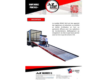 Jaunā Iekraušanas rampa **RENTAL 12-24-36 Month** AZ RAMP-PRIME PRIME WLO + 8 .  Industrial Mobil Loading Ramp: foto 3