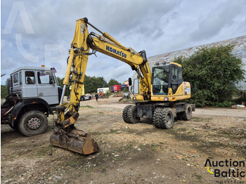 Riteņu ekskavators KOMATSU PW160