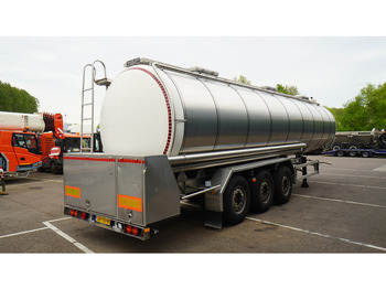 Puspiekabe cisterna pārvadāšana ēdiena Burg 3 AXLE FOOD TRAILER 38.000 LTR: foto 5