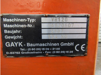 Papildaprīkojums - Komunālā/ Specializētā tehnika GAYK VR120 BARRIER DRIVE HAMMER: foto 4