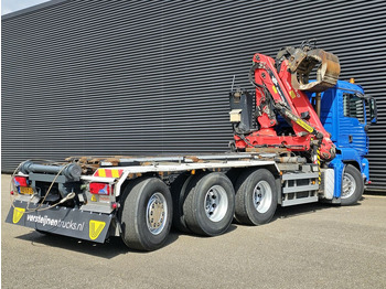 Kravas automašīna - kabeļu sistēma, Kravas auto ar manipulatoru MAN TGS 35.400 / 8x4-4 / CONTAINER SYSTEM / PALFINGER Z CRANE: foto 5 Kravas automašīna - kabeļu sistēma, Kravas auto ar manipulatoru MAN TGS 35.400 / 8x4-4 / CONTAINER SYSTEM / PALFINGER Z CRANE: foto 5