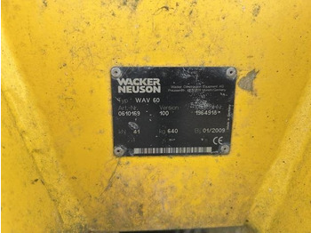 Vibrobliete Wacker Neuson WAV60: foto 5