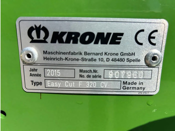 Pļāvējs Krone Easycut 9140 CV triple maaier: foto 3