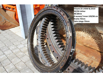 Devēja gredzens - Celtniecības tehnika Hitachi ZX 140W: foto 4