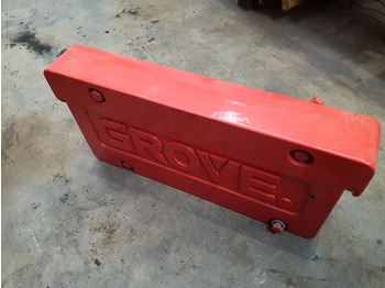 Pretsvars - Celtniecības tehnika Grove Grove GMK 5130-2 counterweight 1 ton: foto 1
