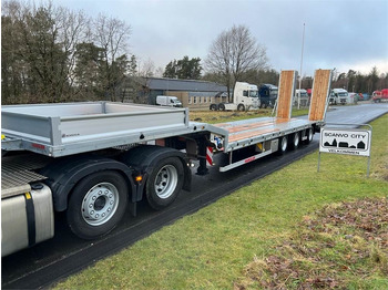 Puspiekabe zema profila platforma HANGLER