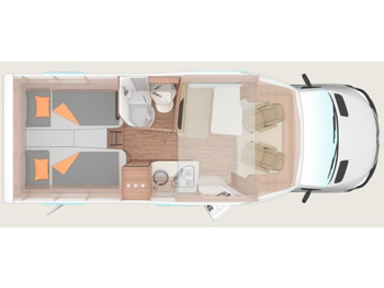 Daļēji integrētais kemperis WEINSBERG CaraCompact Suite MB 640 MEG