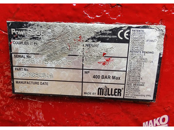 Papildaprīkojums - Celtniecības tehnika Szybkozłącze hydrauliczne Miller fi 100: foto 5