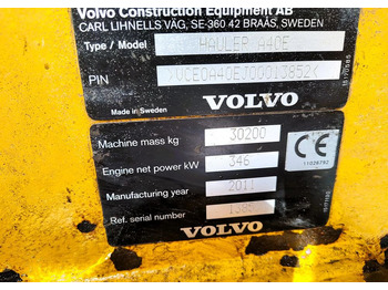 Bezceļu pašizgāzējs Volvo A40E: foto 5