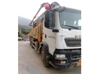 Betona sūknis XCMG Manufacturer Concrete Pump Machine HB43V Used 43m HOWO Small Concrete Pumps Truck For Sale: foto 3