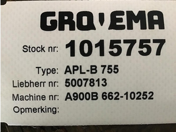 Asis un rezerves daļas LIEBHERR