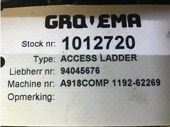 Kabīne un interjers Liebherr Access Ladder: foto 2
