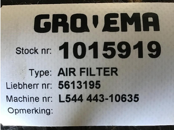 Gaisa ieplūdes sistēma LIEBHERR