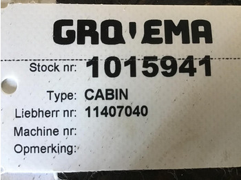 Kabīne un interjers LIEBHERR