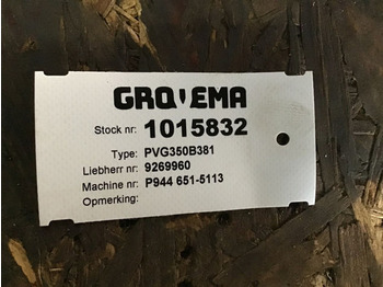 Pārnesumkārba Liebherr MKA350B004: foto 2