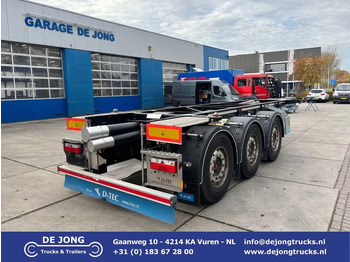 Puspiekabe noņemamā virsbūve/ Konteineru vedējs D-TEC