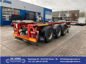 Puspiekabe noņemamā virsbūve/ Konteineru vedējs VAN HOOL 20'/30'