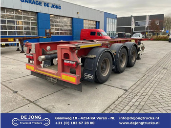 Puspiekabe noņemamā virsbūve/ Konteineru vedējs VAN HOOL 20'/30'