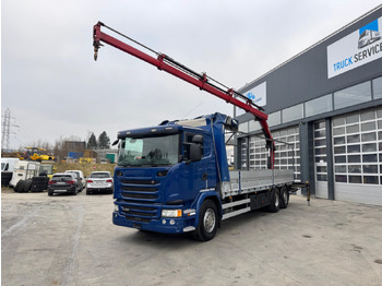 Kravas auto ar manipulatoru SCANIA G450 6x2 Hiab 122-4: foto 5