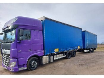 Kravas automašīna ar tentu DAF XF 106