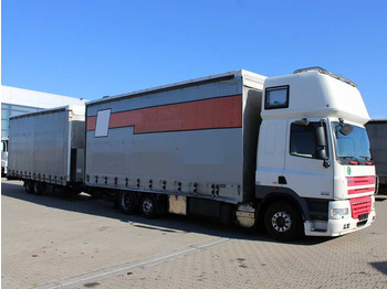 Kravas automašīna ar tentu DAF CF 85.460, 6X2, INDEPENDENT AIR CONDITIONING + FLIEGL TPS 100 (2003): foto 3