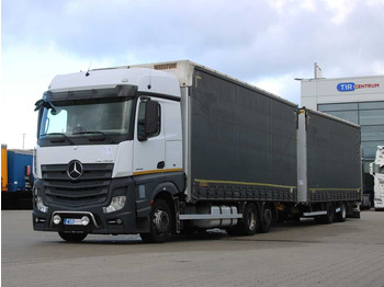Kravas automašīna ar tentu MERCEDES-BENZ Actros 2545