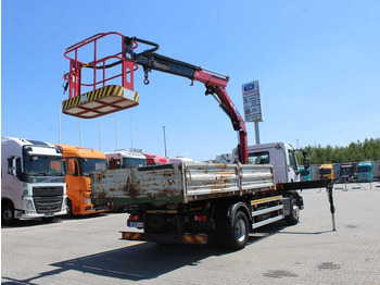 Pacēlājs ar āķi, Kravas auto ar manipulatoru Renault D16, CRANE HMF 1130K- RC+ PLATFORM, PARKING CAM.: foto 3