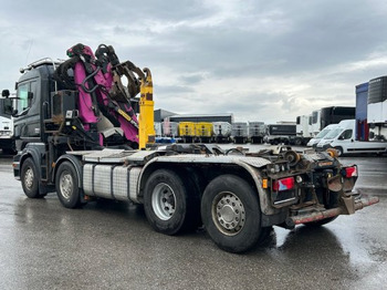 Pacēlājs ar āķi, Kravas auto ar manipulatoru Scania R560 8x2, Schrottkran, E5, Lenk-Lift-Achse: foto 4
