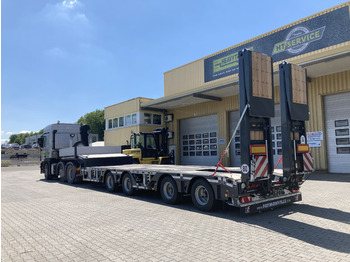 Puspiekabe zema profila platforma FAYMONVILLE